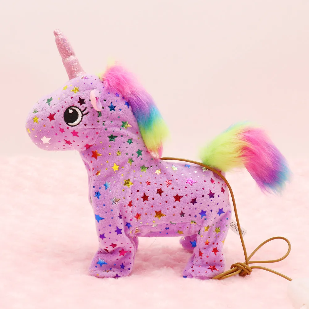 Dancing Unicorn Plush Stuffed Electric Horse Robot Toy