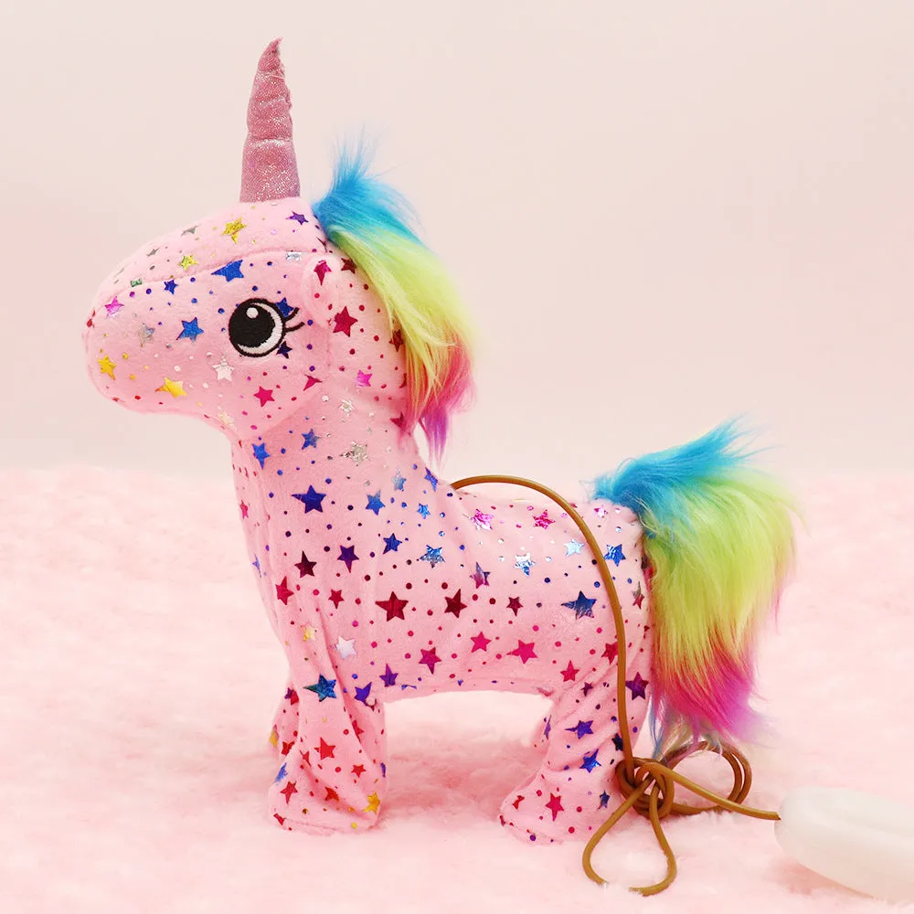 Dancing Unicorn Plush Stuffed Electric Horse Robot Toy