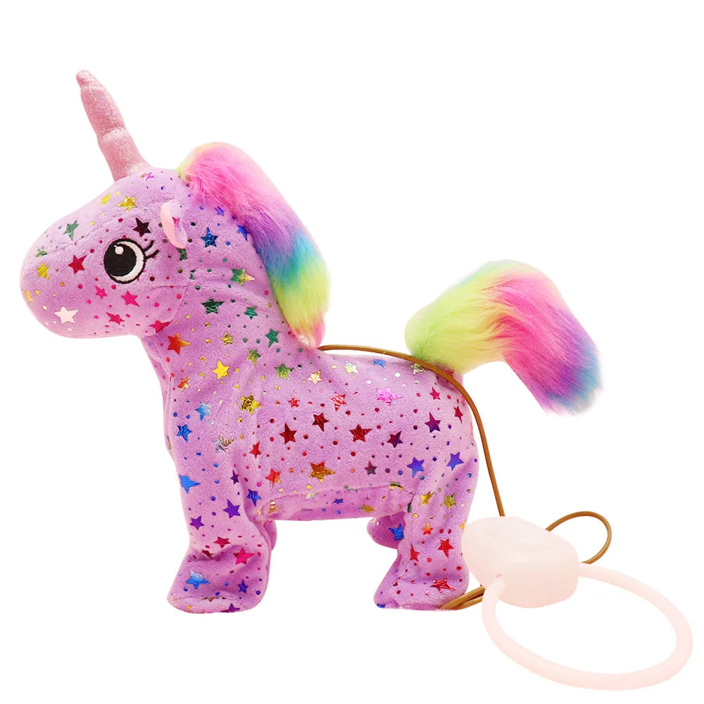 Dancing Unicorn Plush Stuffed Electric Horse Robot Toy