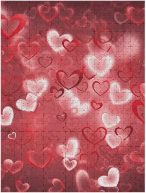 Day Love Heart Customized Wooden Puzzle for Family, Birthday, Wedding, Game Nights Gifts 500 PCS Jigsaw Puzzle for Adults Personalized tornado Picture Puzzle Valentine's 