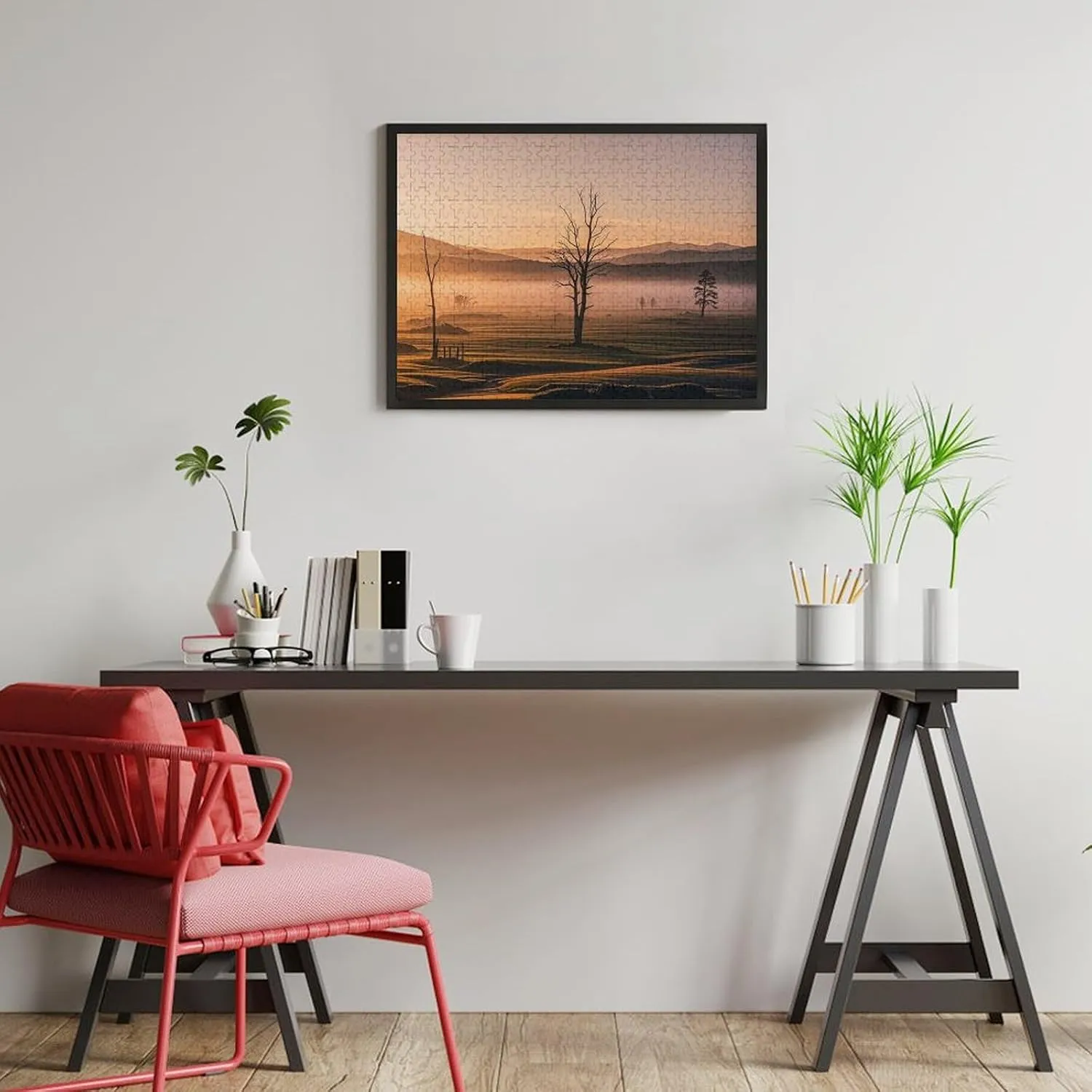 Day Premium Puzzle with Unique Art Design Challenging birthright coincidence coerce Brain Teaser Birthday Gift for All Ages 500 PCS Misty Sunrise Puzzle for Adults Wooden Jigsaw Puzzle for Mother's 