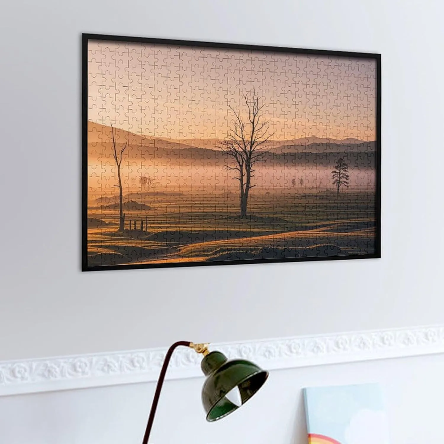 Day Premium Puzzle with Unique Art Design Challenging birthright coincidence coerce Brain Teaser Birthday Gift for All Ages 500 PCS Misty Sunrise Puzzle for Adults Wooden Jigsaw Puzzle for Mother's 