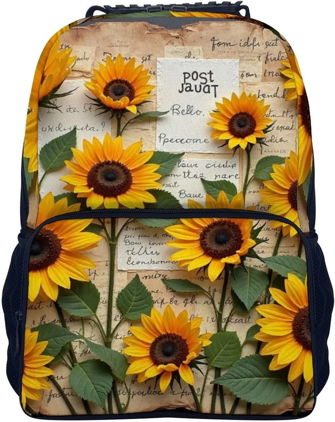 Daypack Bookbag for Gym Business Bicycle - Large Capacity Multipurpose Anti-Theft Carry trade feasible On Bag, Sunflower Travel Hiking Daypack Polyester 