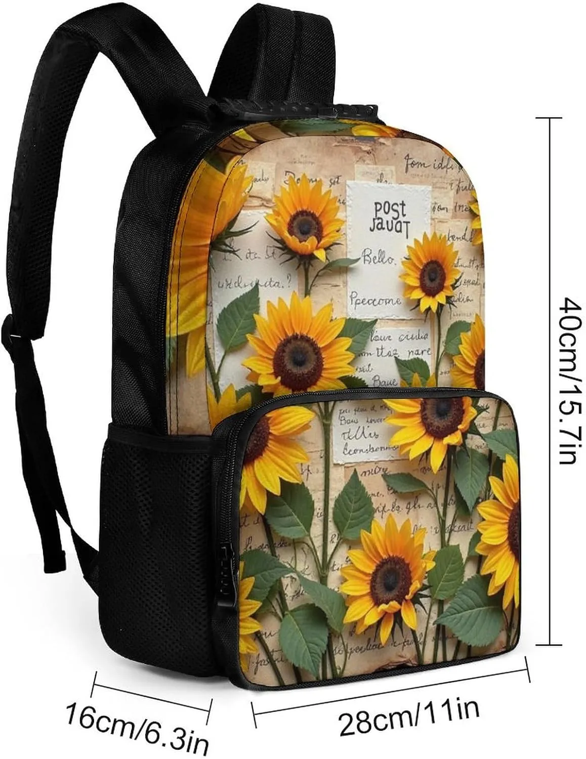 Daypack Bookbag for Gym Business Bicycle - Large Capacity Multipurpose Anti-Theft Carry trade feasible On Bag, Sunflower Travel Hiking Daypack Polyester 