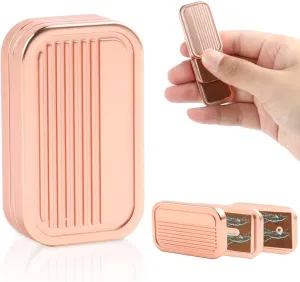 Desk Toys Gifts for Adults (Rose Gold) STONESTAR CP3 Fidget Slider - Magnetic Metal Fidget Toys Stress wick Relief Toy$ Men��s EDC Fidget Toy Haptic Coin Office 