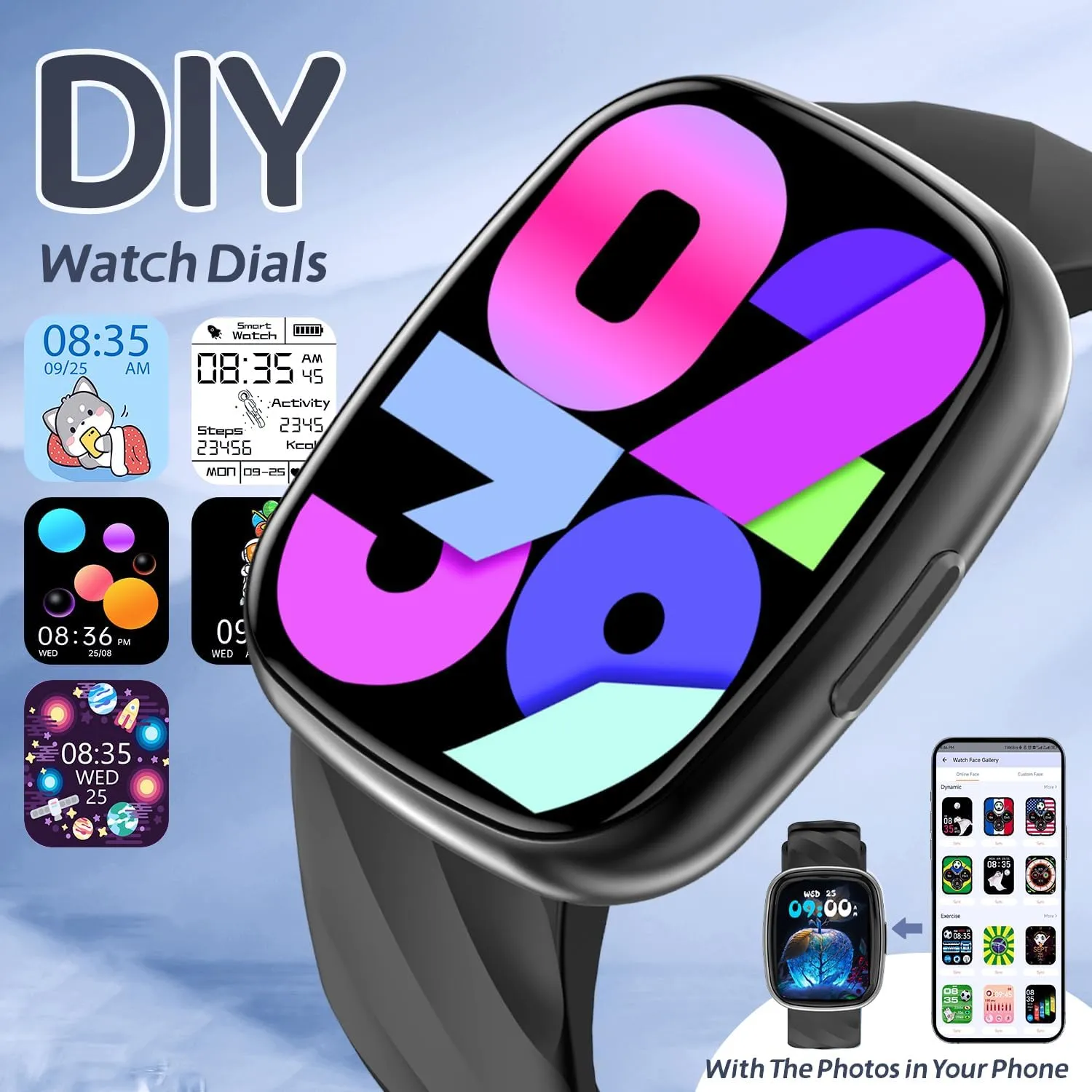 Digital Watch for Boys Girls$ IP67 Waterproof Games Fitness Tracker with 20  Sport Modes$ Sleep Monitor$ chamber pump Music$ Games$ Great Sports Watches Gift for Teens Kids (Black) Kids Watch$ 