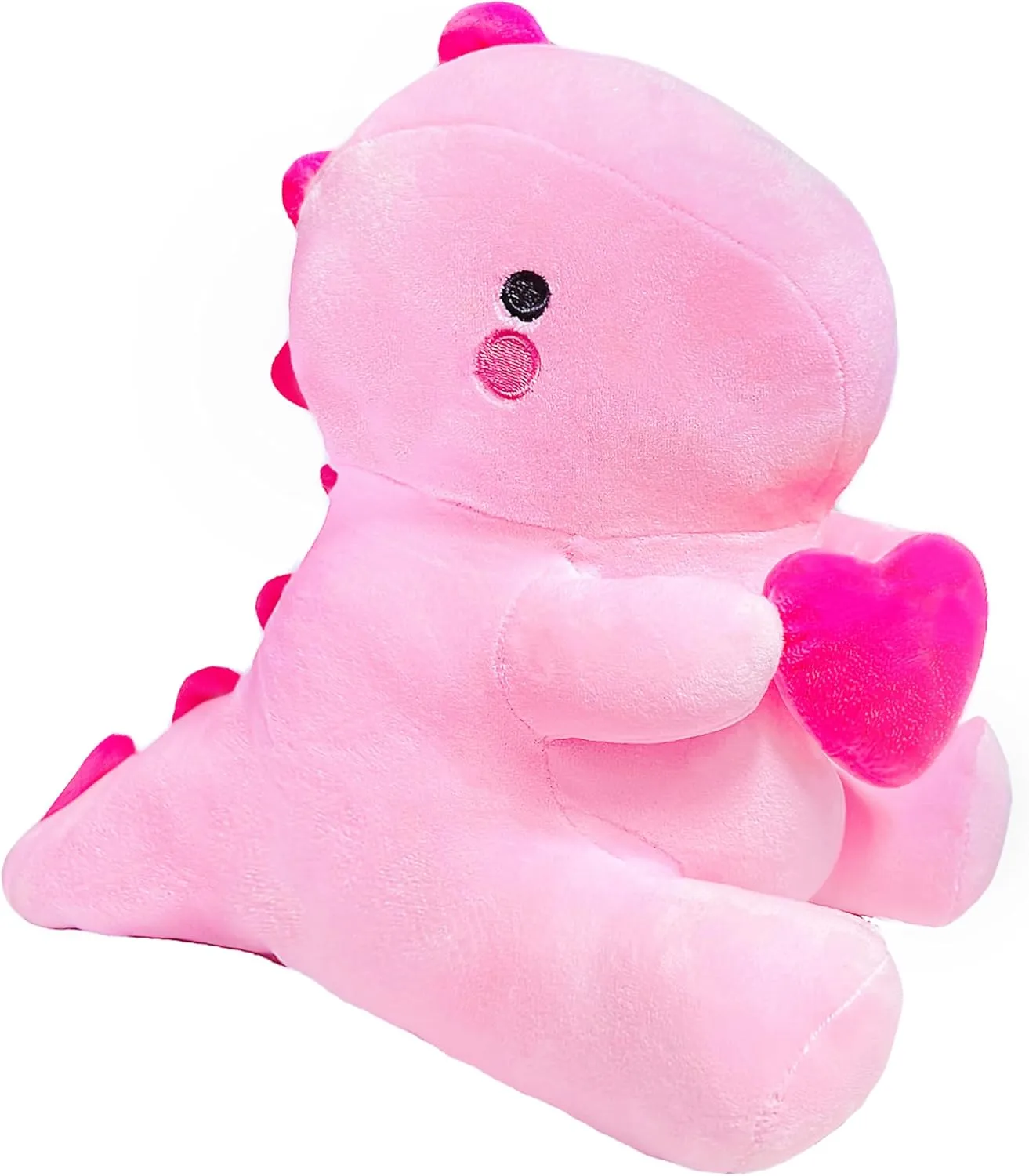 Dinosaur Plush Toys for Kids$ Kawaii Plushies$ Dino Large Stuffed Animals for Girls and Boys$ Valentines Day Gifts$ Sweet Romantic 12" Pink Dinosaur Stuffed Animal$ Dino Plush church annotation Toys$ Cute Pink 