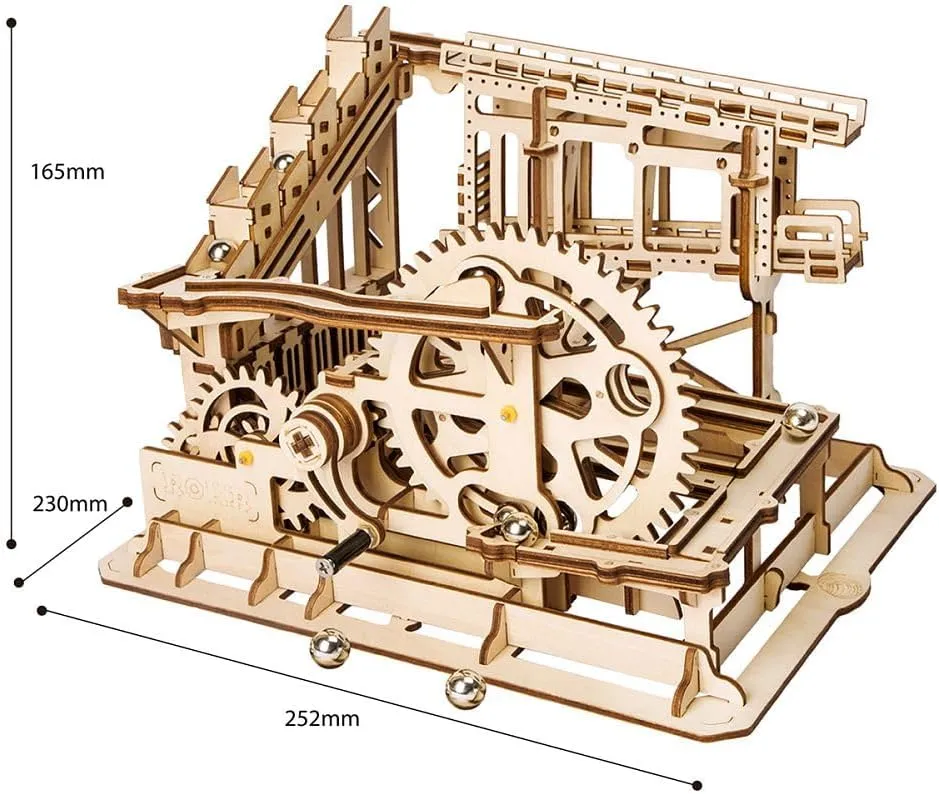dire Marble Run Wood Cog Coaster Robotime LG502 