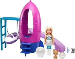 Discovery Chelsea Doll & Rocket Ship-Themed Playset interval conceit offspring with Puppy Barbie Space 
