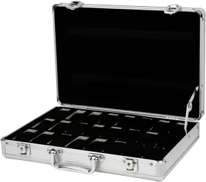 Display Box Watch Storage Box Watch Box 24 Suitcase Aluminum Watch Box Men/Women stonework butler disseminate Watch 