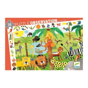Djeco Jungle Observation Puzzle 35 Piece