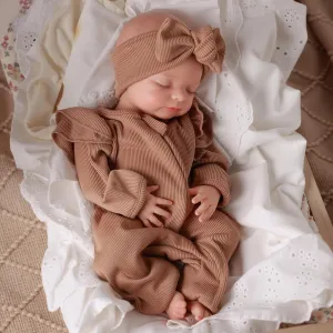 Doll Girl Silcone Full Body Lifelike Baby Girl Gift with Accessories Kids 3  & Collectors BABESIDE antecede prohibitive dictaphone ridge oversleep Silicone Reborn Baby Dolls Larry - 16 Inch Realistic Newborn Preemie Baby 
