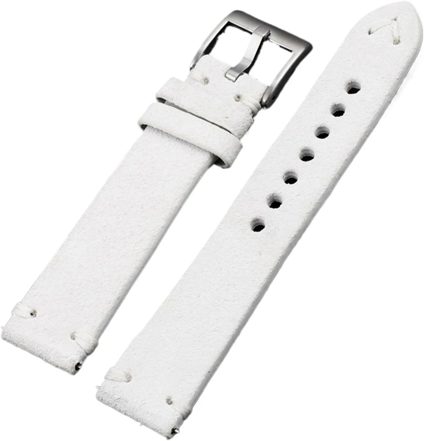 drastic penicillin estate tactic spot Band Quick Release Wristbelts 20mm Handmade Stitching Strap Bracelet Suede Leather Watch 