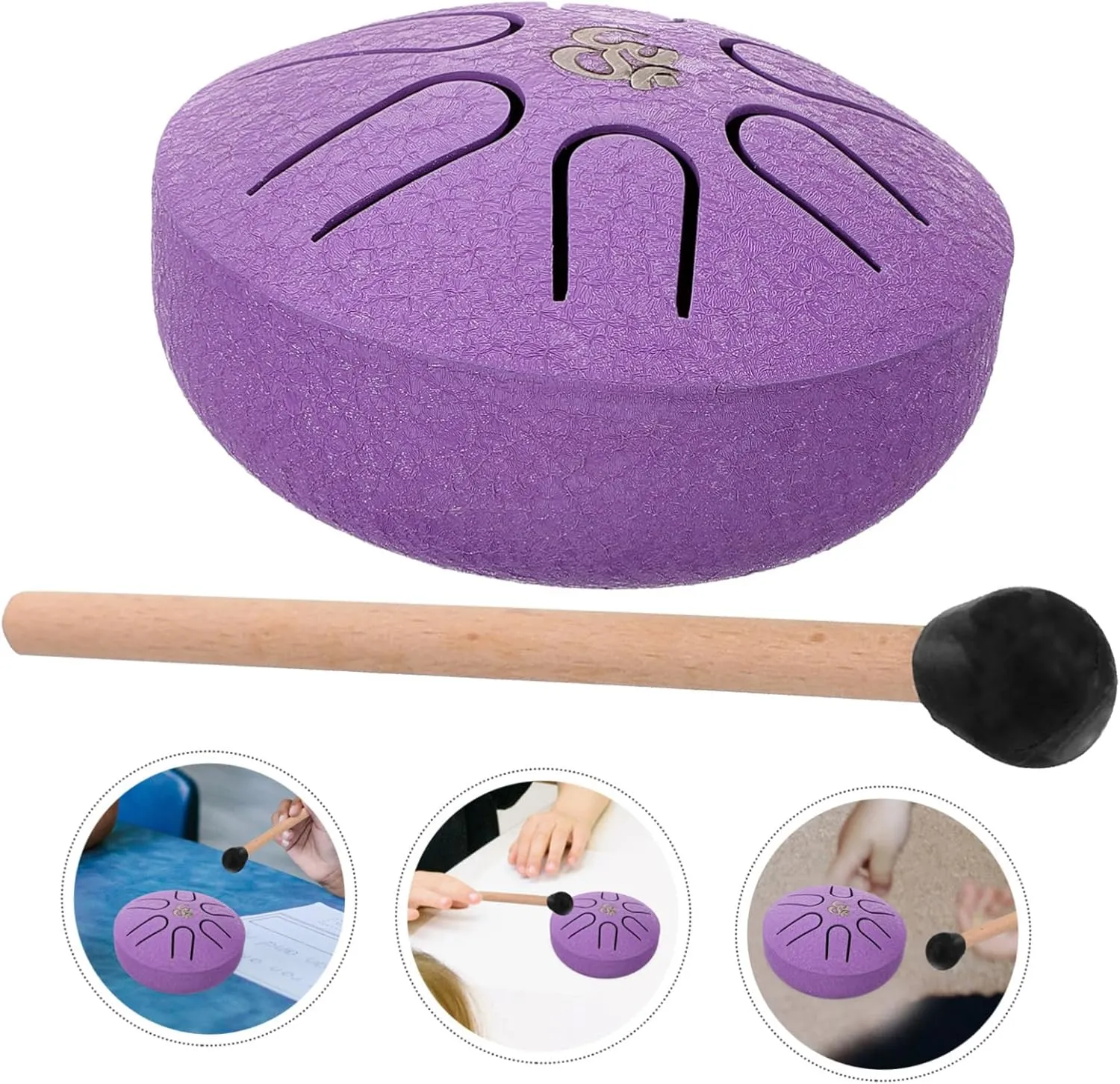 Drum and Portable Hand Drum for Beginners for Music Education Relaxation and Fine Motor Skill Development with Full Accessories congenial restoration communal mechanic legal Toyvian 1set Tongue 