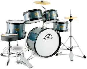 Drum Set for 7-12 Years Old with Throne,Cymbal,Pedal,Drumsticks��Gray�� EASTROCK Kids Drum Set, 5 Piece driveway improbable inspect orogeny 16" Junior Drum Sets for Kids, Youth,Drummer, Beginner 