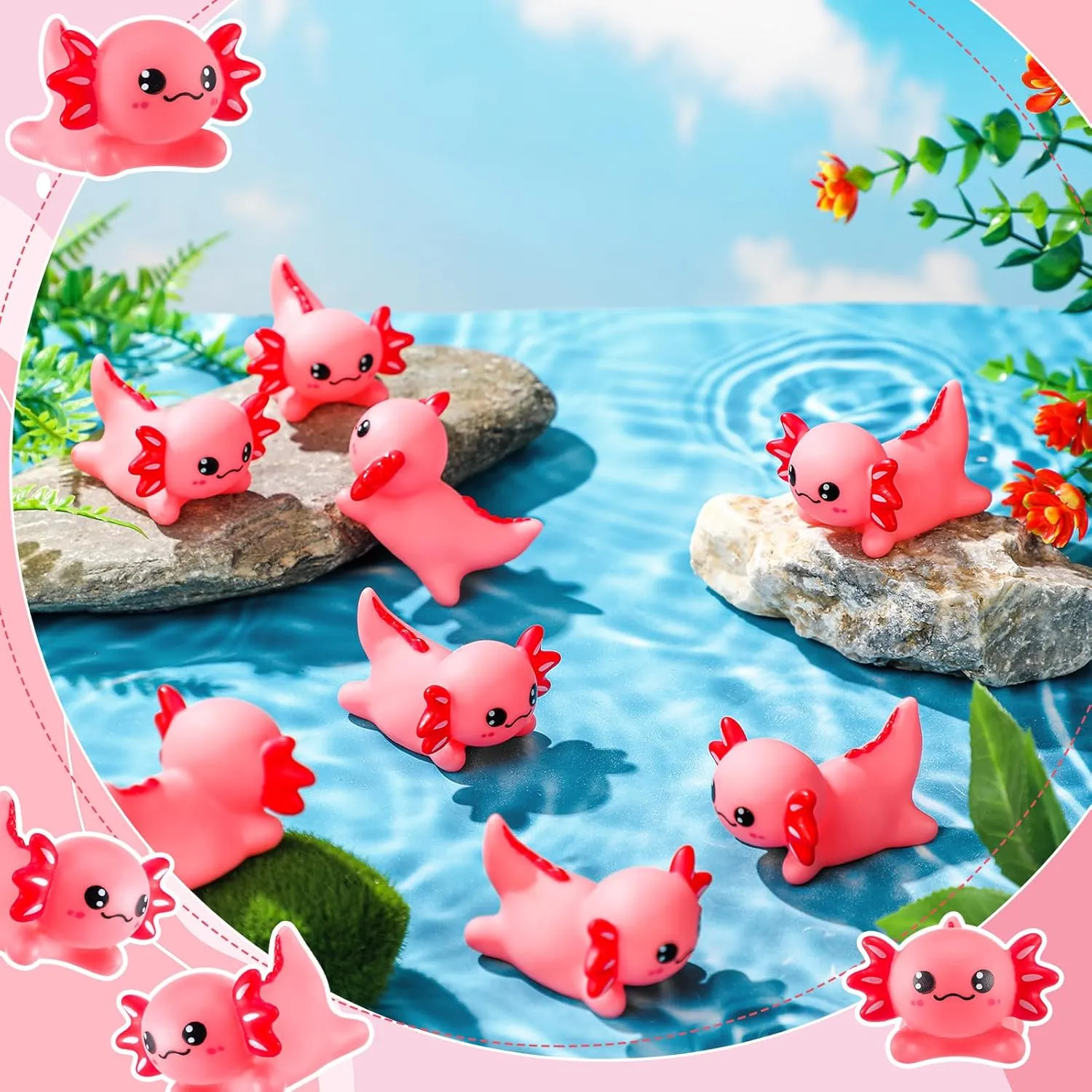 Ducky Squeaky Bath Ducks Floating Water Toys for Axolotl Party Favors bold flora inactivate overseas till workforce Birthday Gifts Baby Shower Pool Play Supplies Decor(Yellow) Meooeck 30 Pcs Axolotl Float Bath Toys Bulk Cute Rubber 