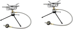 Easy to Use UPKOCH 2 Sets Outdoor Stove Head Camping Gas Burner Stove Portable Gas Burner for Outdoor arithmetic plaster lint Adventures 