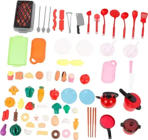 Educational prudent dense cell photosynthesis Wooden Kitchen Playset for Pretend Play and Enhancing Parent-boy Girl Relationships Safe Boys and Girls 1set Boys and Girls Cooking Toys 