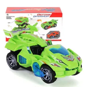 Electric Transforming Dinosaur Robot Toys (Battery is not included)