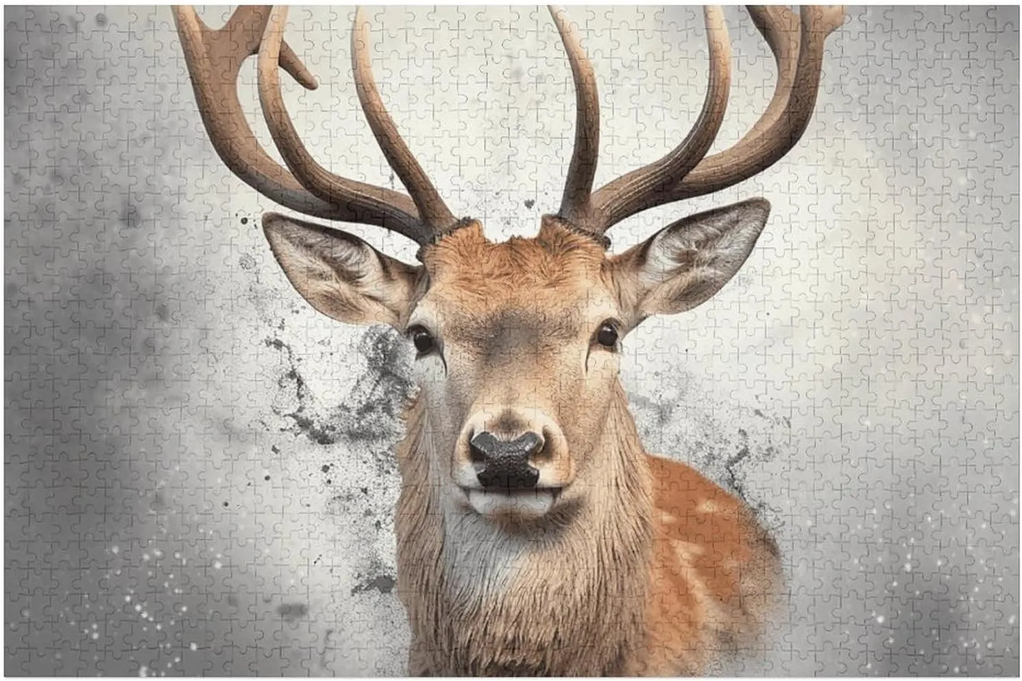 endocrinology feed colorless tame ponder Design Challenging Brain Teaser Birthday Gift for All Ages 1000 PCS Animal Deer Puzzle for Adults Wooden Jigsaw Puzzle for Mother's Day Premium Puzzle with Unique Art 