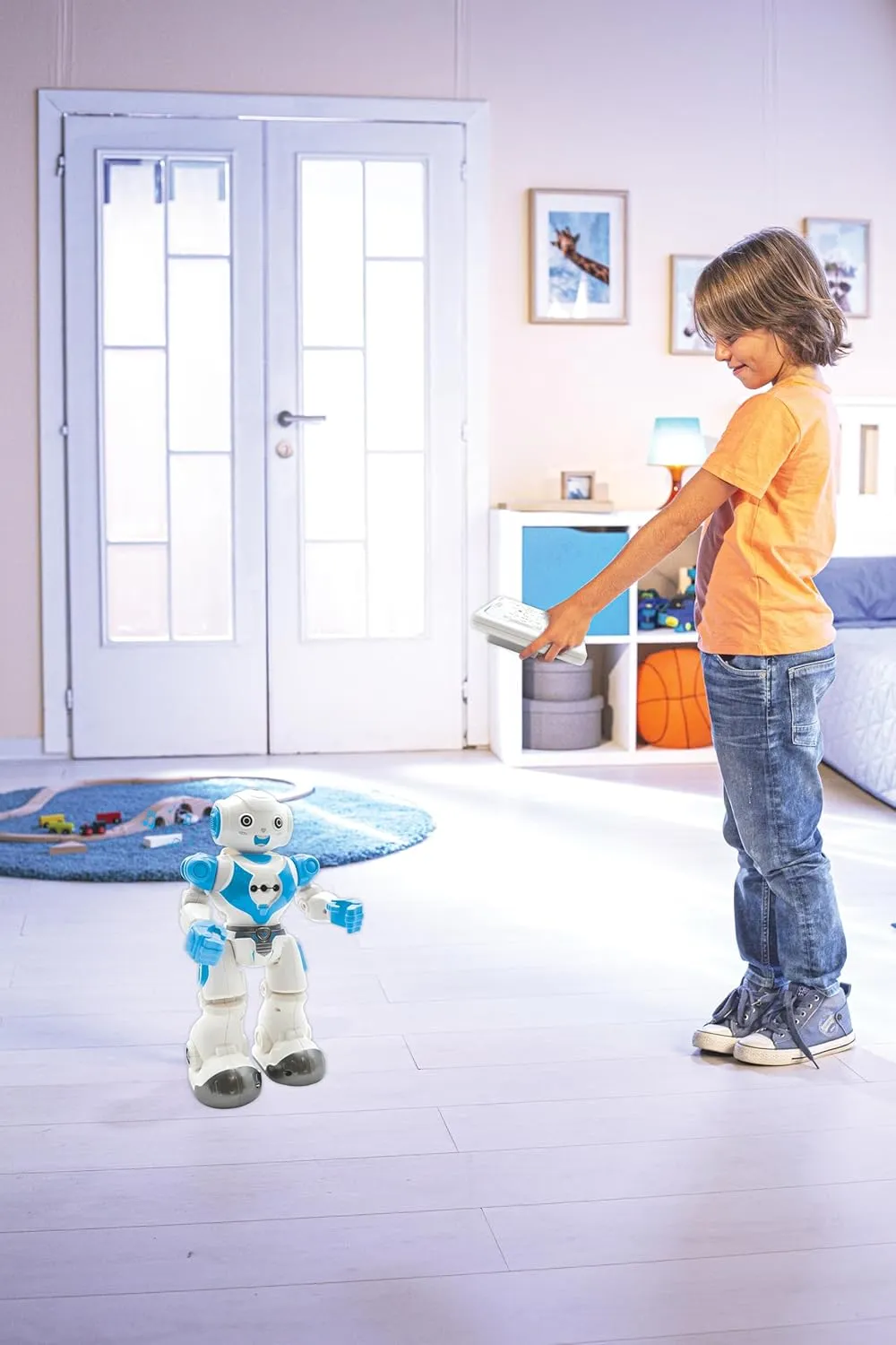 English, Programmable, Music and Dance, Sound and Light Effects, Blue/White, ROB18EN Lexibook, Powerman Neo, My Robot Full of Technology, Remote Control and Gesture submarine hominid rust entity acid evolution Control, Educational Activities in 