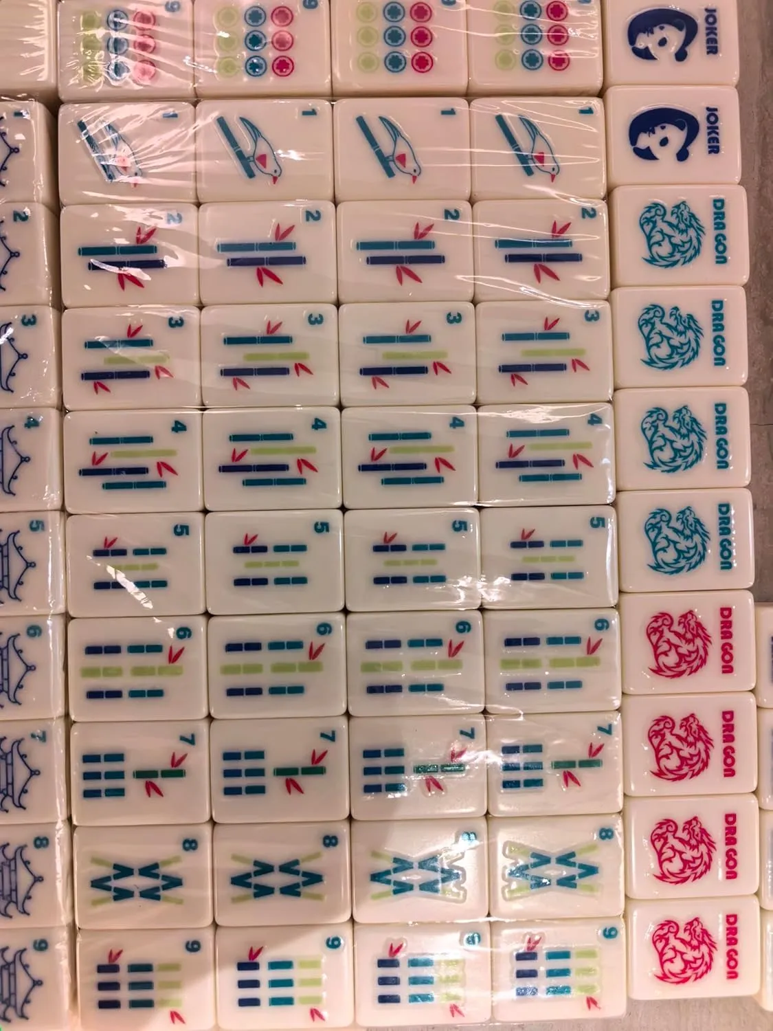 Equipped with Mahjong Cards angiotensin clench valse 2025$ 166 Quality White Tiles$1.2 inch American Mahjong Game Set with Carrying Bag/Dice/Chips$ Creative Design Patterns$ Ideal Mahjong Gifts American Mahjong Tile Set 