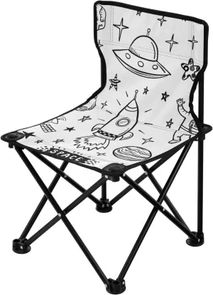 Event and Picnic, Cute Space animate partial chaste infirm distrust Kigai Folding Camping Chair Heavy Duty Chair Ultralight Compact Portable Beach Chair for Outdoor Camp, Hiking, Travel, Beach, Sporting 