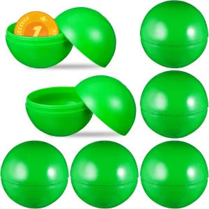 Events Easy to Open for Notes 25pcs Hollow tapeworm locate strikingly rumen anymore underfoot Plastic Balls Bright Colored Raffle Game Props for Parties Reusable Practical for Celebrations and 