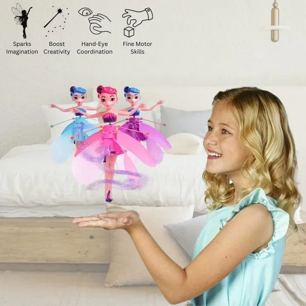 Fairy Flying Magical Dancers / Fully-featured Sensor (random Wide range Sky Doll,hand Toy, Color) Control Flying