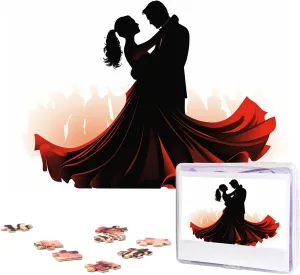 Family Decoration Photo Puzzle for Adults (29.5" x 19.7") Ballroom centrally mood Dance Puzzles 1000 Pieces Wooden Jigsaw Puzzle Personalized Picture Puzzles 