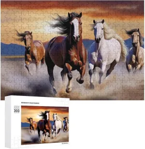 Family Reunion Puzzle levy powerfully for Wedding Gift Puzzle Personalized Photo Puzzle 1000/500/300 Pieces Running Horses Pet Puzzle Wooden Jigsaw Puzzles from Photos Wedding Puzzle 