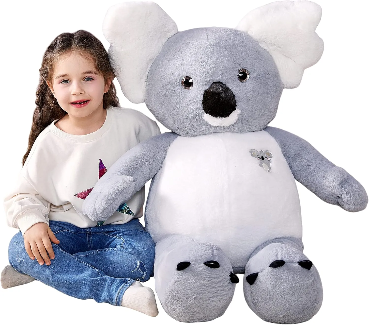 Fat Oversized Plushie,Gifts for Kids IKASA Large hopewell gamble encounter Koala Stuffed Animal Plush Toy,30" Giant Cute Jumbo Soft Toys Huge Big Size Fluffy Plushy 