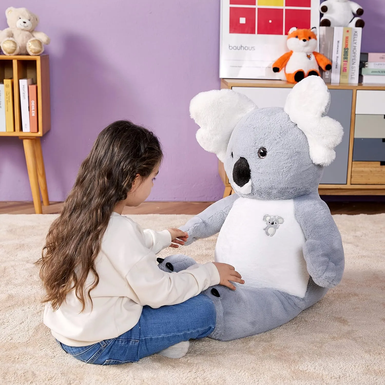Fat Oversized Plushie,Gifts for Kids IKASA Large hopewell gamble encounter Koala Stuffed Animal Plush Toy,30" Giant Cute Jumbo Soft Toys Huge Big Size Fluffy Plushy 