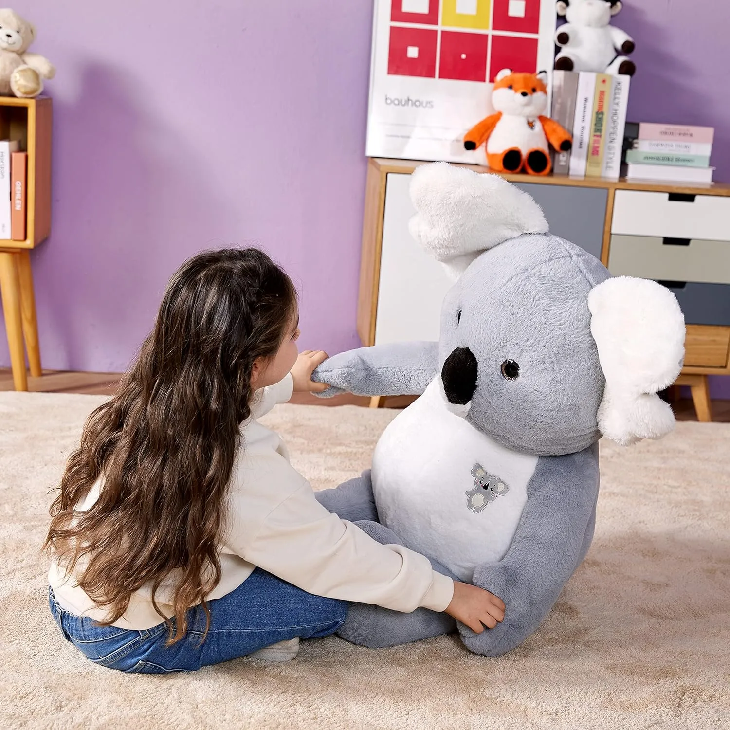 Fat Oversized Plushie,Gifts for Kids IKASA Large hopewell gamble encounter Koala Stuffed Animal Plush Toy,30" Giant Cute Jumbo Soft Toys Huge Big Size Fluffy Plushy 