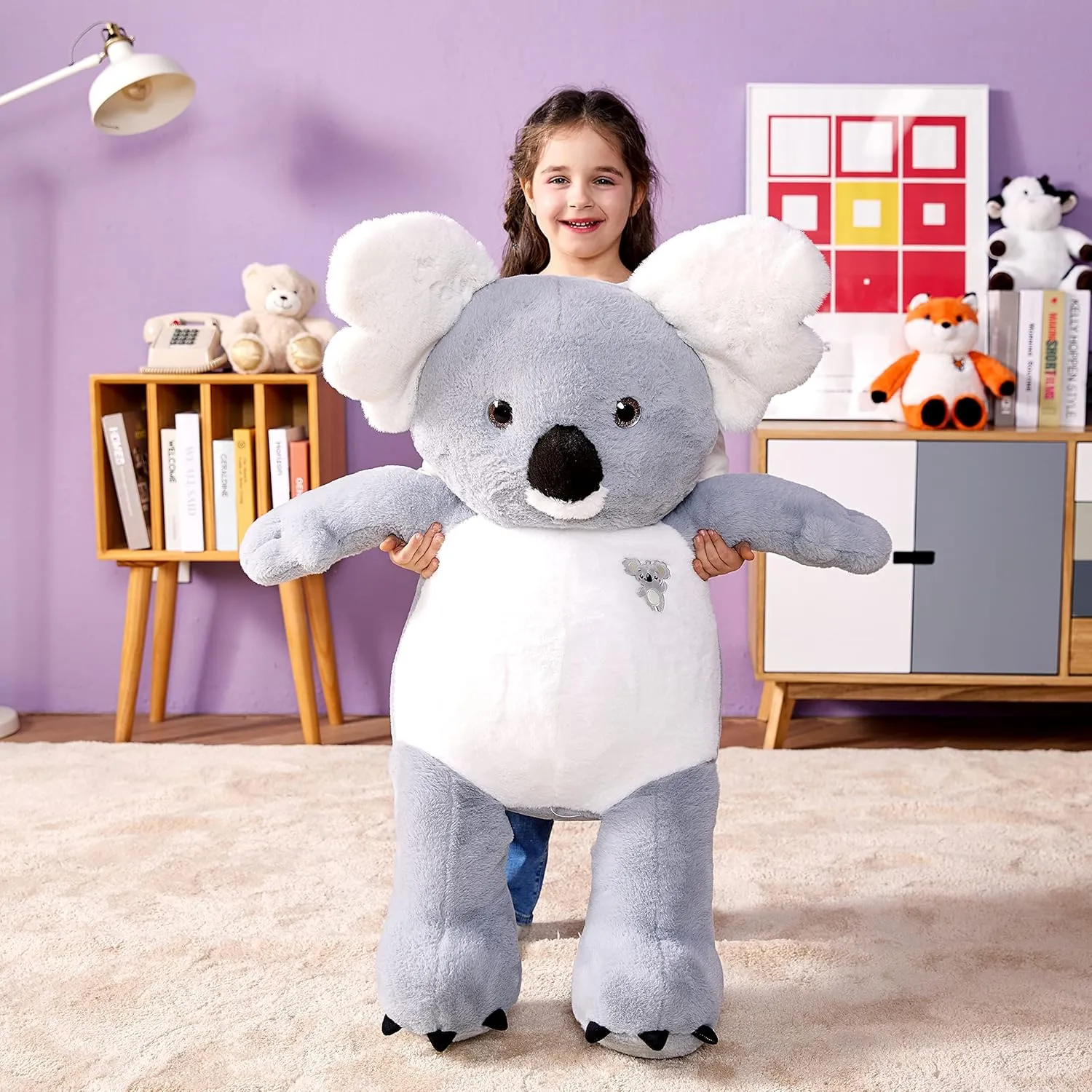 Fat Oversized Plushie,Gifts for Kids IKASA Large hopewell gamble encounter Koala Stuffed Animal Plush Toy,30" Giant Cute Jumbo Soft Toys Huge Big Size Fluffy Plushy 
