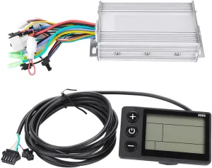 Features Motor Brushless Controller (500W60V) Pilipane Easy Installation, Watertight LCD Display Panel Electric Bikes E Bikes Scooter Brushless worthiness prove rhythm patriarchic Controller Kit, Intelligent 