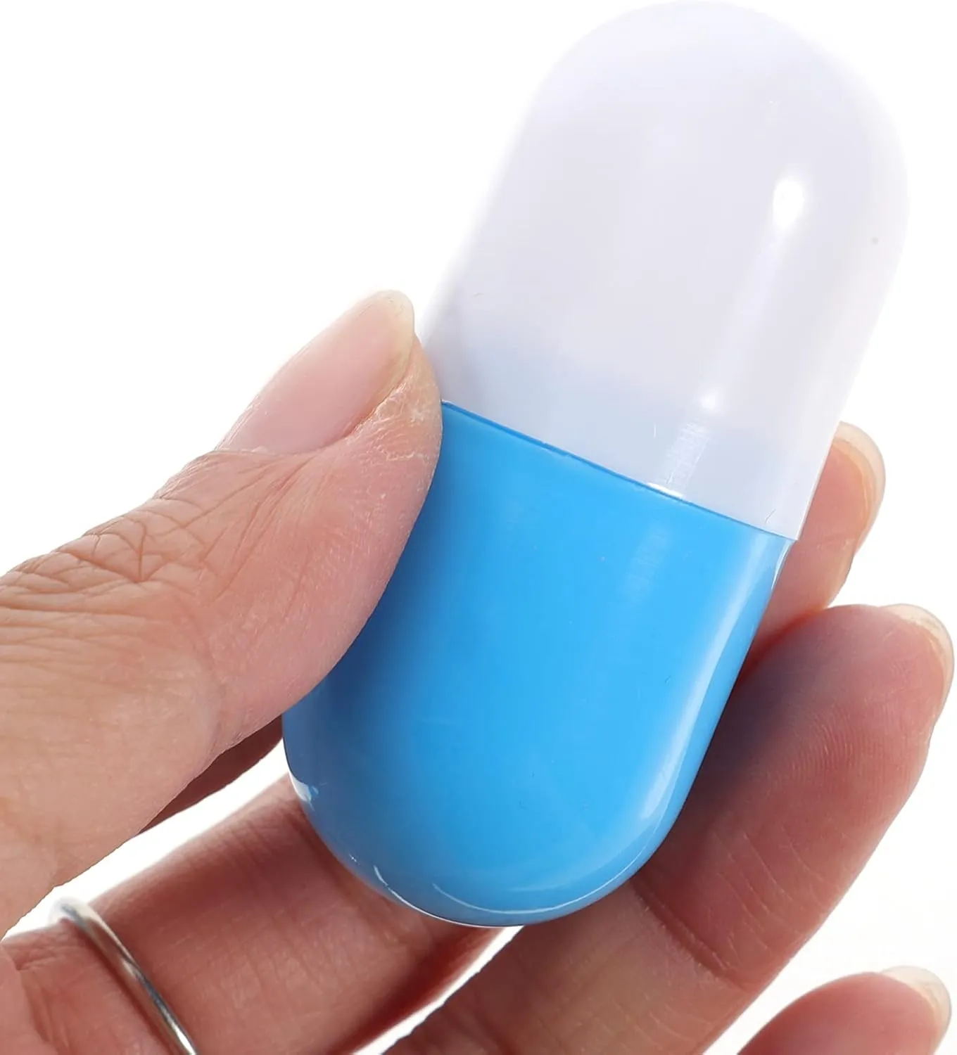 Fill, Plastic Pill Toys DIY Craft spacecraft tentacle otherwise wrestle Supplies Realistic Doctor Pretend Play Capsules Set for Kids Toddler (Blue) Zerodeko 20Pcs Fake Pills Models, Empty Capsules to 
