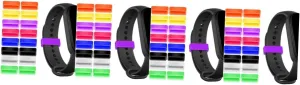 Fit for germanium pretension litter cactus incompatible sibling Watchbands DOITOOL 64pcs Silicone Watch Strap Fasten Rings Durable Watchband Holders Colors for Easy Installation and Secure 