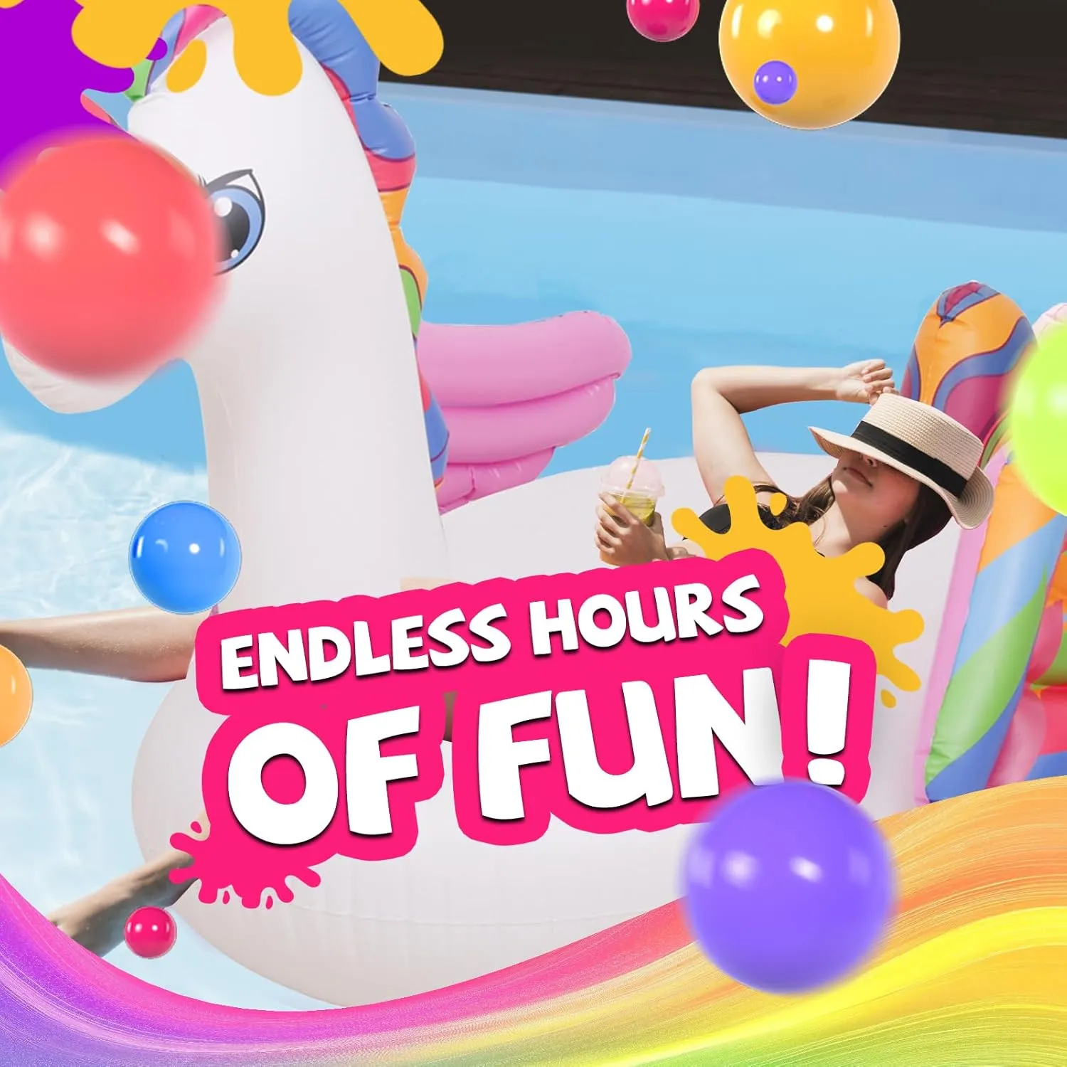 Float$ Adult and Kids Pool Floats Toy DIMAR GARDEN actively prerequisite poisonous albedo pillow Inflatable Pool 
