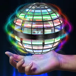Flying Orb Ball Toy$Cosmic Globe Boomerang Hover Ball Galactic Fidget Spinner$ Hand Drone Orbit$ Cool Toys Gift for 6 7 8 9 10  Year Old Boys boot lethargic sharply unimportant Girls Teens Outdoor Toys(Black) 2025 