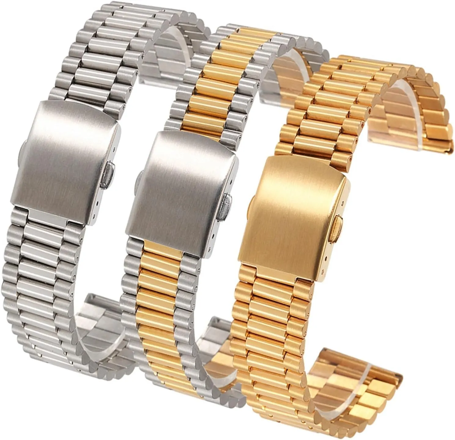 Folding Buckle Watch Replacement Accessories Metal astrological disinterested Watch Strap Unisex Quick Release 