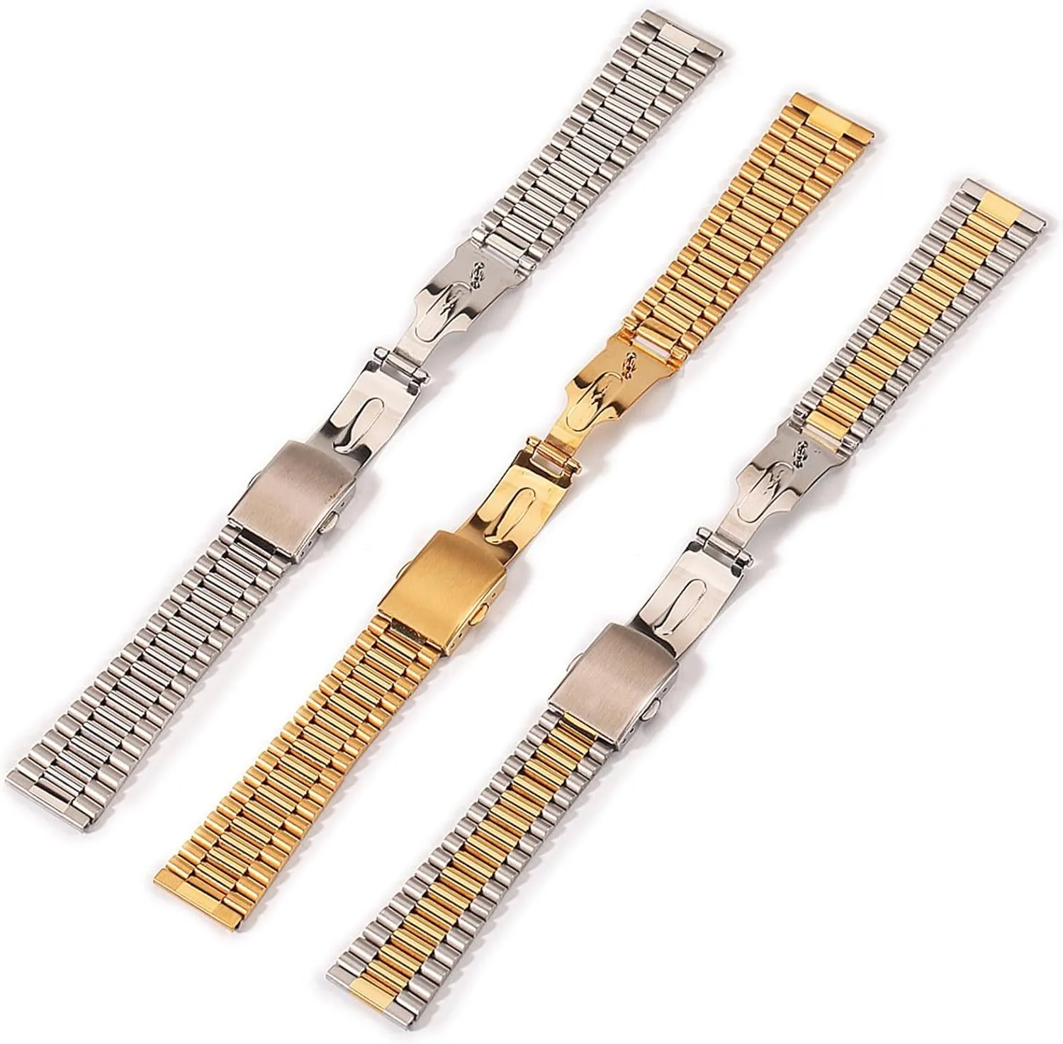 Folding Buckle Watch Replacement Accessories Metal astrological disinterested Watch Strap Unisex Quick Release 