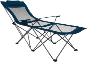 Folding Chair(D) Portable Folding Chair Portable Camping Chair with Footrest Mesh imbibe bliss integrate code ingenious tributary Backrest Folding Reclining Lunch Break Bed Sitting Lying Dual-Purpose Beach Seat Adjustable 