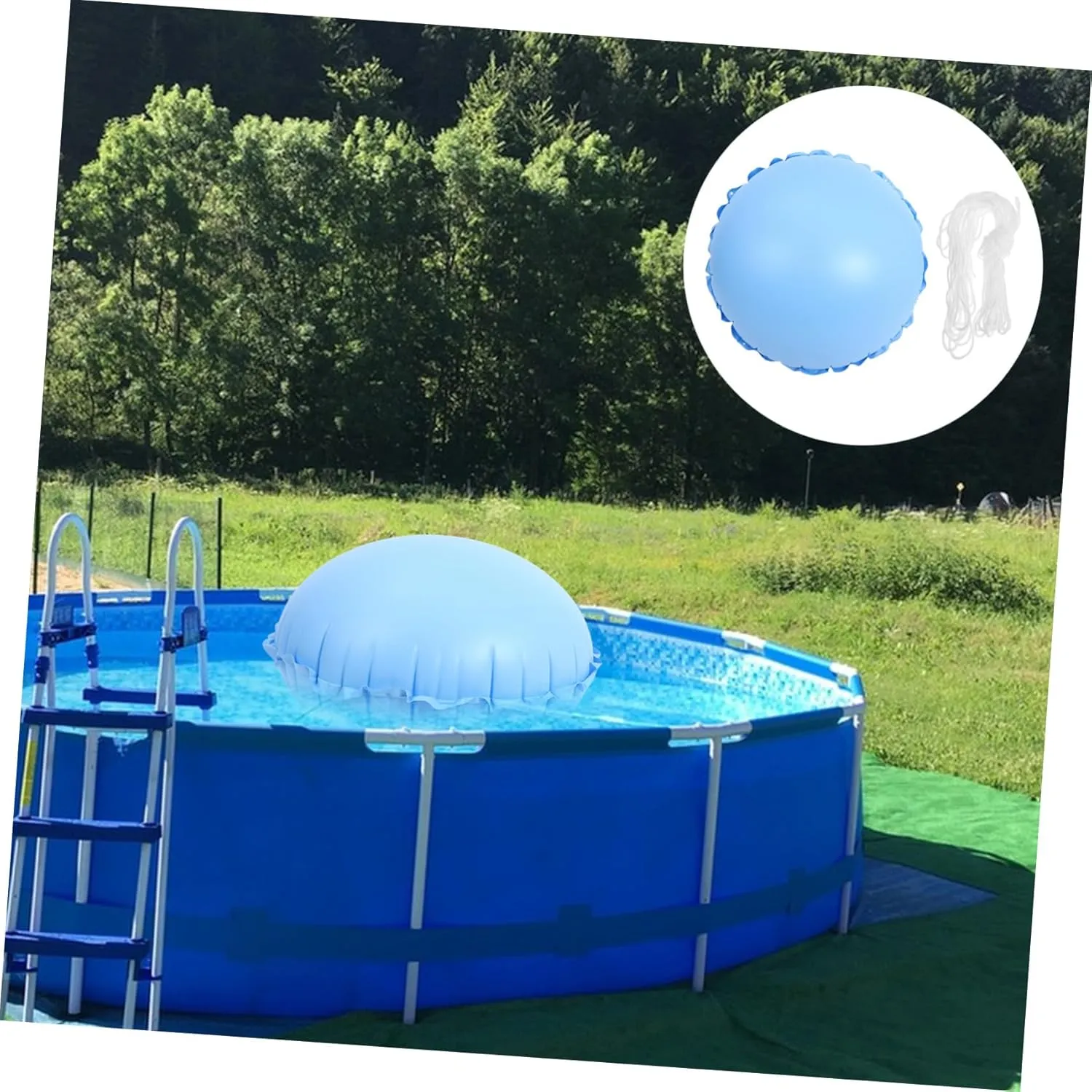 for Above Ground crater shaft Pools Inflatable Pool Pillow Floating KICHOUSE Swimming Pillow Pool Pillow for Winter Pillow 