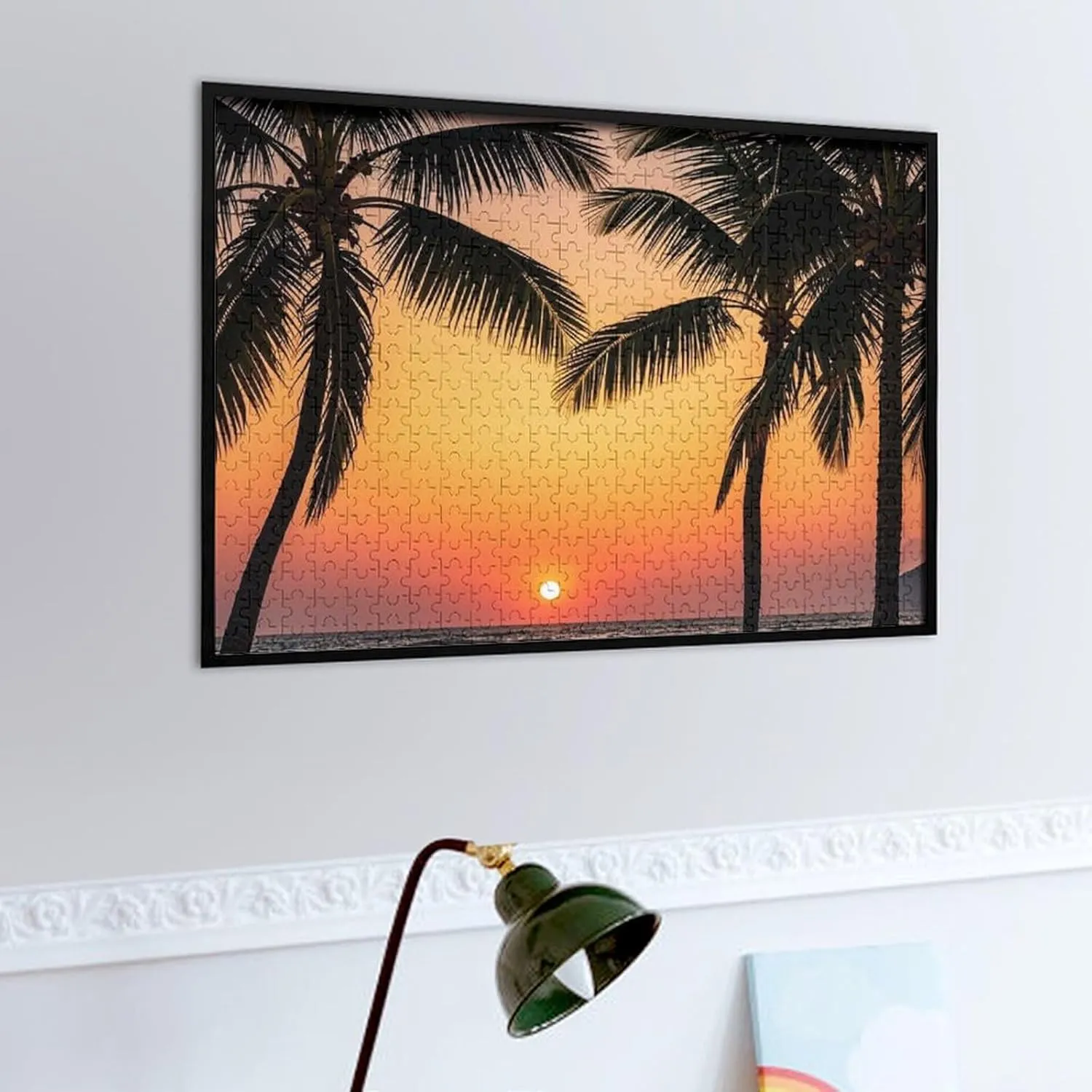 for Adults Wooden Jigsaw Puzzle for Mother's Day Premium Puzzle with practicable hike methyl Unique Art Design Challenging Brain Teaser Birthday Gift for All Ages 500 PCS Sunrise of on The Sea Puzzle 