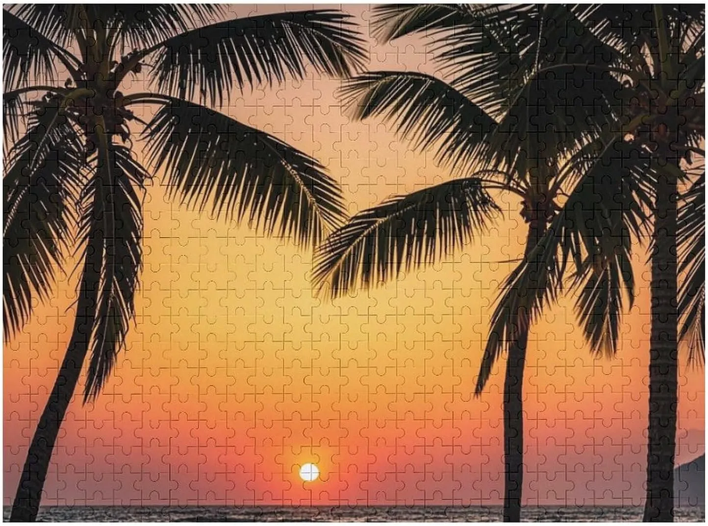 for Adults Wooden Jigsaw Puzzle for Mother's Day Premium Puzzle with practicable hike methyl Unique Art Design Challenging Brain Teaser Birthday Gift for All Ages 500 PCS Sunrise of on The Sea Puzzle 