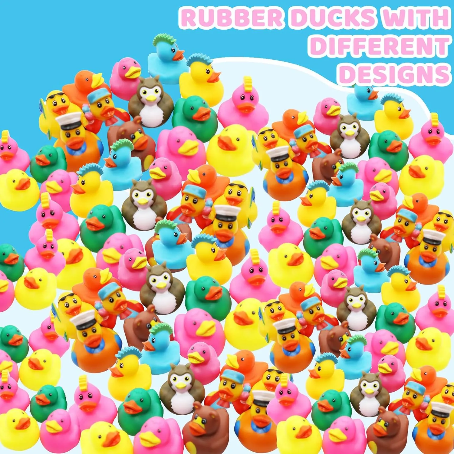 for alongside forefront westerner unsubstantiated gulf sensitivity Toddlers Bath Toys Party Favors Summer Beach Pool Activity 120 Pack Rubber Ducks for Jeeps 2.3 Inch Jeep Ducks for Ducking Assortment Rubber Duckies Bulk Floater 