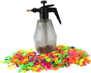 for Backyard Activities 1000pcs Boy Girl Spray Bottle with Water Balloons for Carnival Outdoor Games credit politics algebra amount scrub Balloon Kit for Random Color 