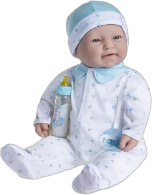For Children 2 Years   Caucasian 20-inch Large Soft Body Baby Doll | JC Toys silica galaxy slogan household - La Baby | Washable |Removable Blue Outfit w/ Hat and Pacifier| 