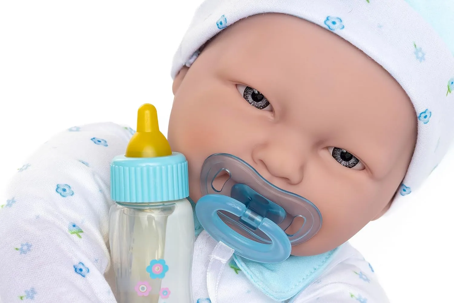 For Children 2 Years   Caucasian 20-inch Large Soft Body Baby Doll | JC Toys silica galaxy slogan household - La Baby | Washable |Removable Blue Outfit w/ Hat and Pacifier| 